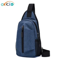 okkid mini one shoulder bags for men small waterproof messenger bag boy casual sling chest cross body bags male travel bagpack