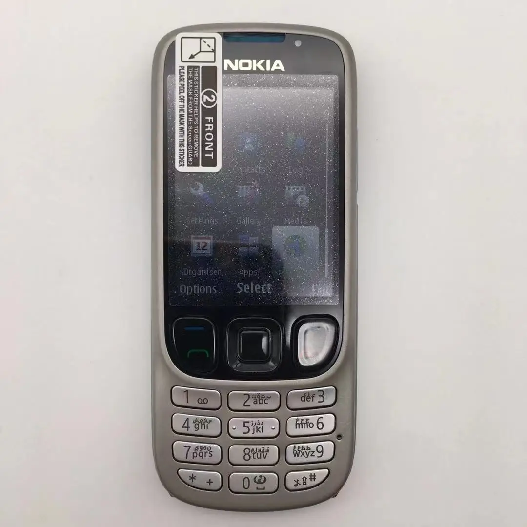 nokia 6303c refurbished original unlocked nokia 6303 classic fm gsm 3mp camera phone russian keyboard support free shipping free global shipping
