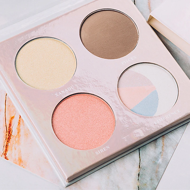 4 цвета леди блеск для лица изюминка основа базовый контур минеральный пигмент