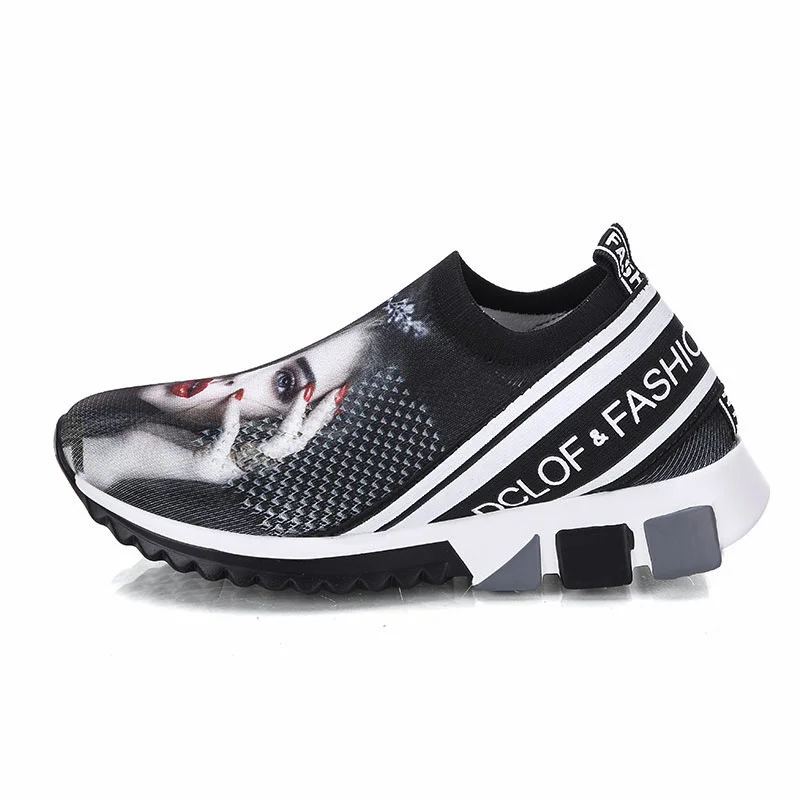 2019 удобная обувь на плоской подошве женская повседневная из Вулканизированной