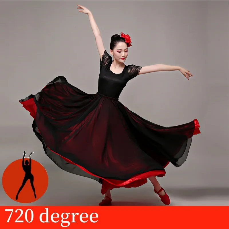 style 8 720 Женские танцевальные костюмы фламенко испанское платье Фламенго танцовщица одежда для бальных танцев Одежда для танцоров для выступлений SL1442 - Цвет: style 8 720