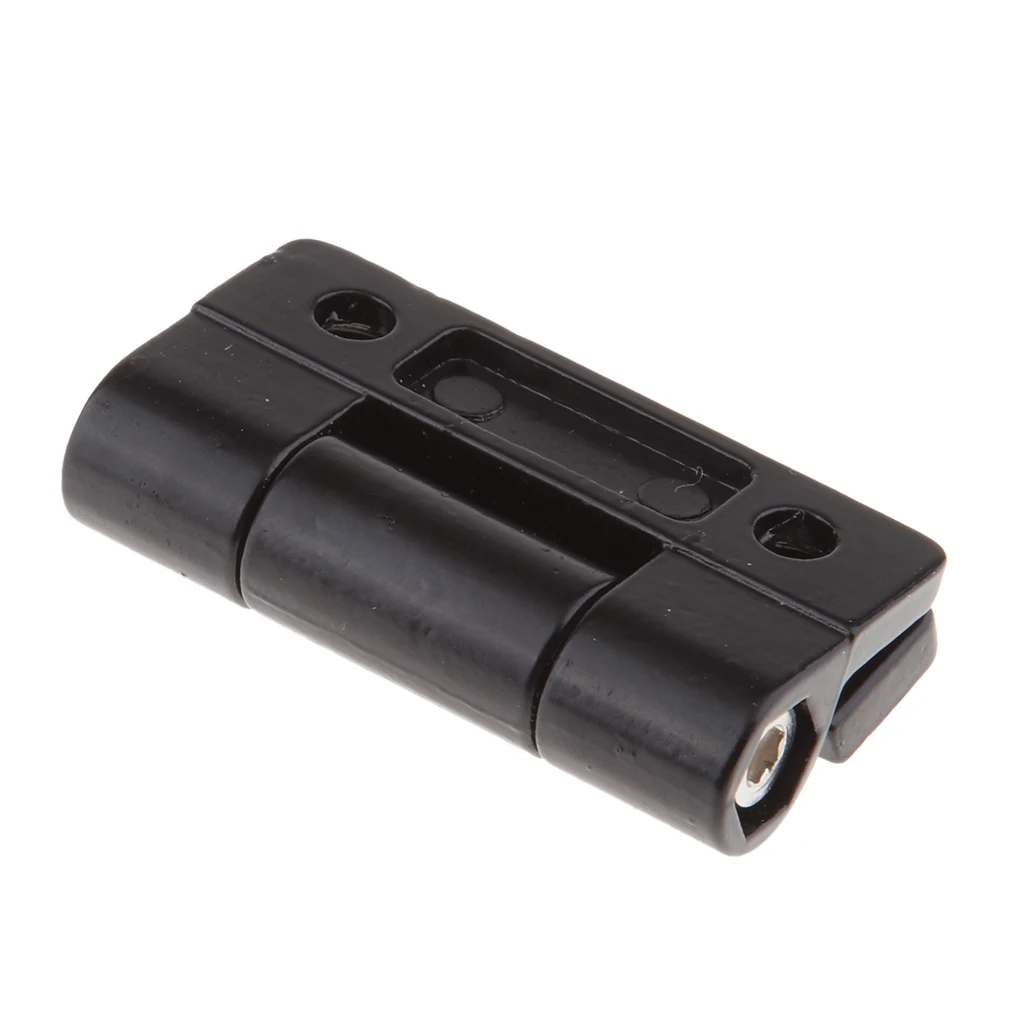 

Adjustable Buffer Position Control Hinge with Countersunk Holes, Zinc Alloy, Black