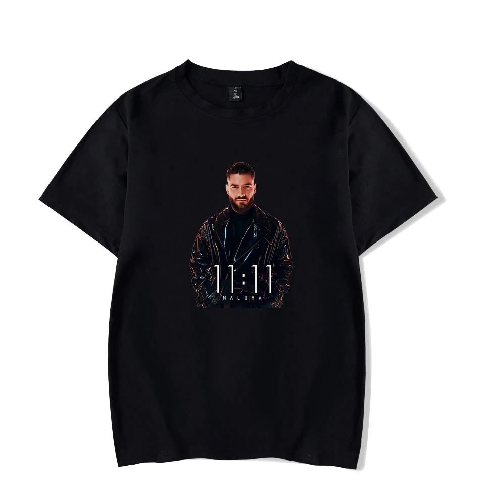 

Maluma Black T shirt Men's hip-hop short-sleeved T-shirt and maluma men fashion luxury leisure cotton T-shirts Fashion casual