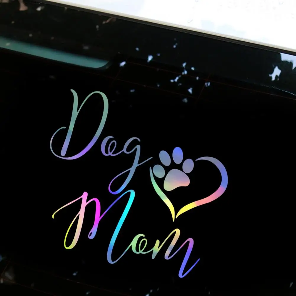 1 шт. наклейка на автомобиль 13х11,5 см Инновационные милые следы лап собаки и кошки Виниловые наклейки стильного дизайна Легко снимаются и наносятся.