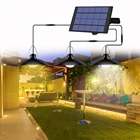 Светильник на солнечной батарее s с панелью, водонепроницаемый уличный комнатный подвесной светильник на солнечной батарее, кабель 9,8 Фута, потолочный светильник для крыльца