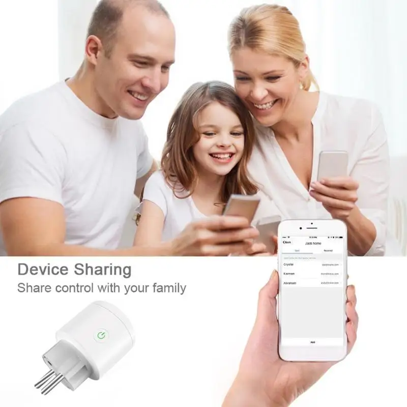 Smart Plug Wifi Smart Socket Tuya Smart Life App EU Plug Phone Timing Outlet Switch Remote Control Alexa Google Home Mini IFTTT