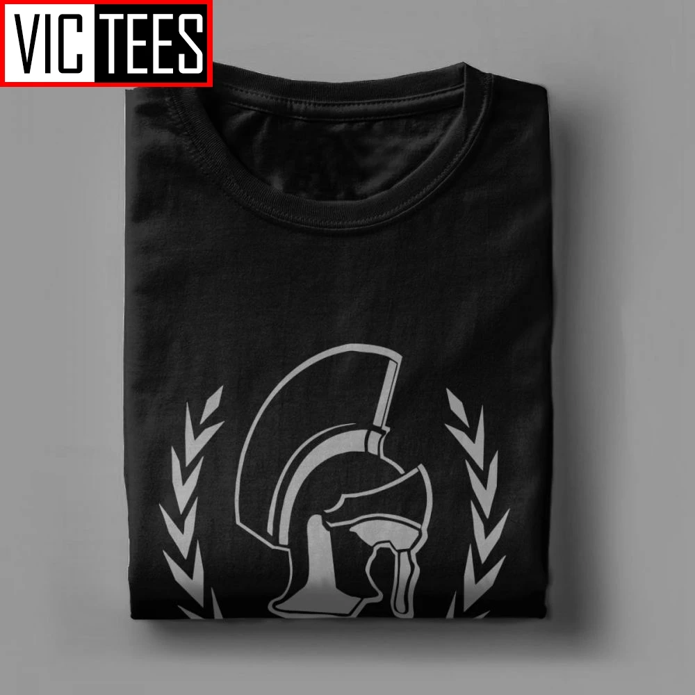 Футболка SPQR мужская с коротким рукавом модная рубашка в римском стиле