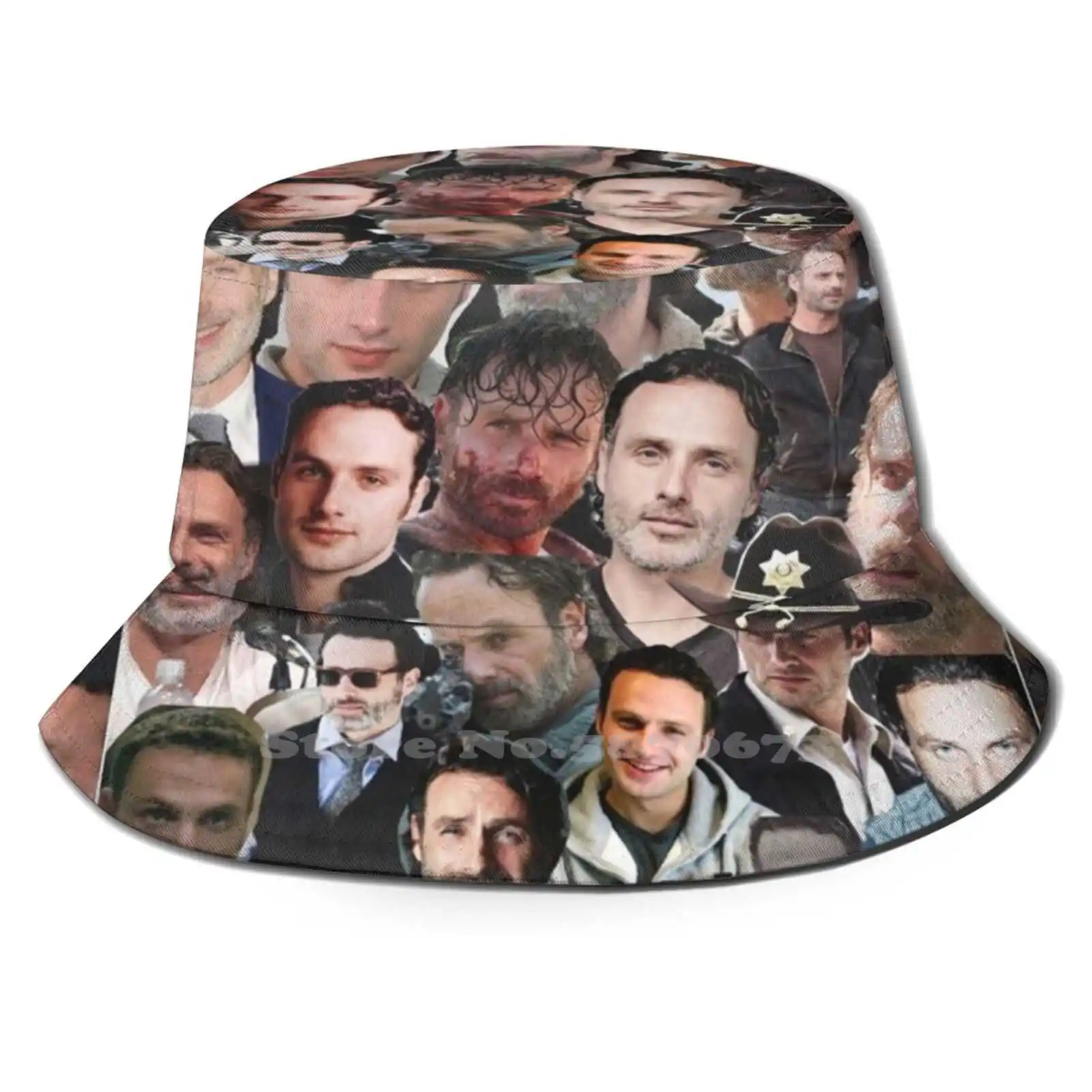 

Andrew Lincoln Collage Unisex Fisherman Hats Bucket Hats Andrew Lincoln Collage Netflix Tv Show Tumblr Andrew Clutterbuck