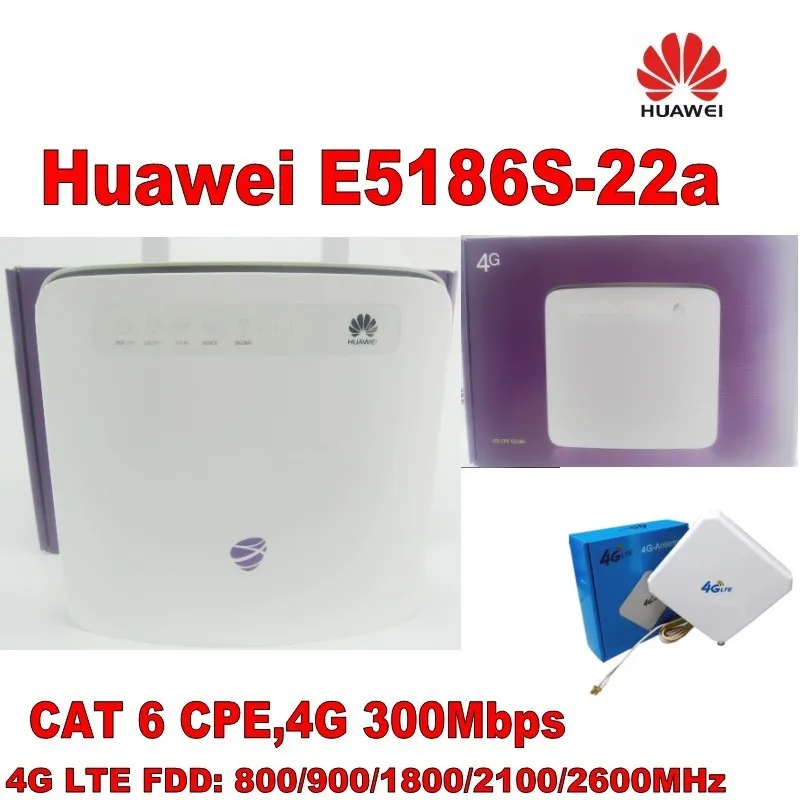 Оригинальный домашний роутер Huawei E5186 E5186s 22a 300 Мбит/с 4g lte беспроводной Wi Fi cpe cat 6 с