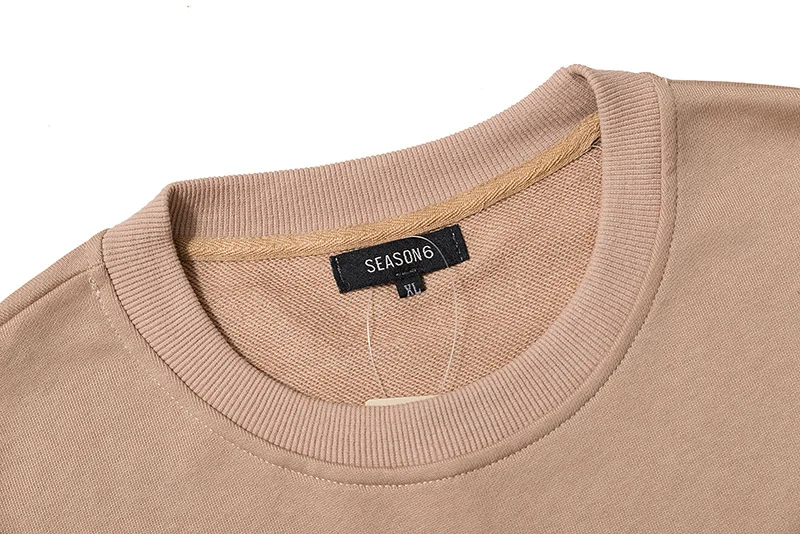 

Kanye West New Season 6 Solid Colour Women Men Sweatshirts Hoodie Hiphop Streetwear Men Casual Oversized Sweatshirt Pullover