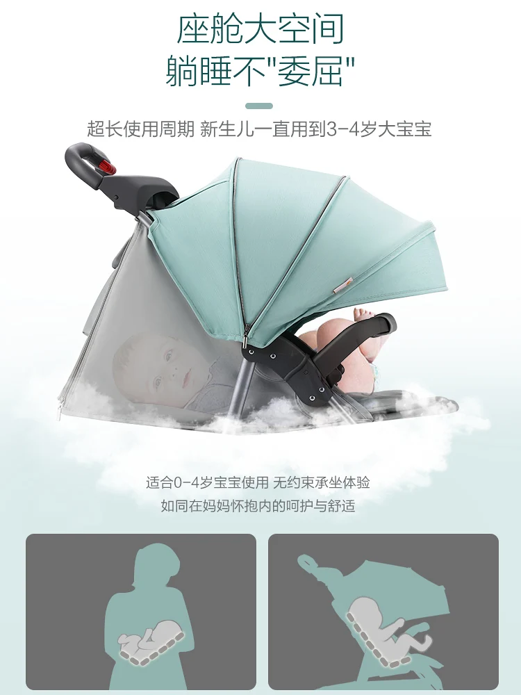 Детская переносная складная корзина зонтик детская Shenma новорожденные могут