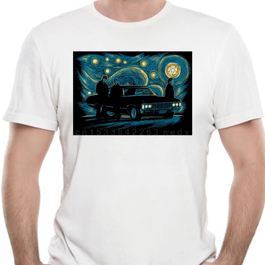 

Сверхнатуральные ночные черные футболки, футболка, одежда