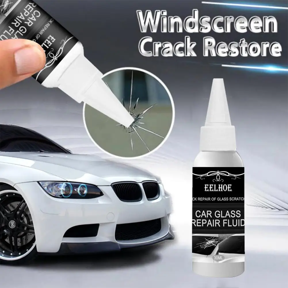 

30ml Car Windshield Repair Kit Cracked Glass Windscreen Repair Tool DIY Car Glass Agent Auto Window Screen Polishing