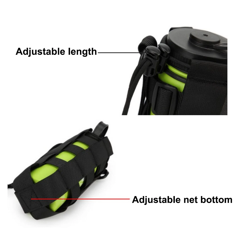 Регулируемая сумка для бутылки с водой из ткани Оксфорд Военная Сумка кемпинга