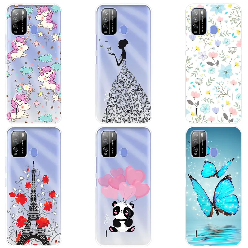 Чехол для Itel Vision 1 Pro силиконовый чехол itel мягкий ТПУ искусственный Vision1 - купить по