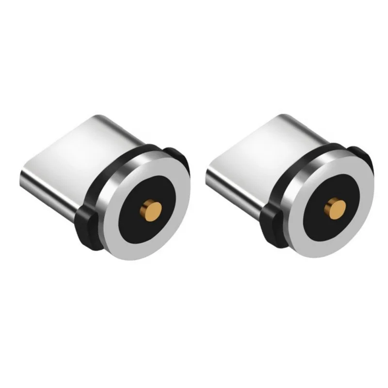 Круглый металлический Магнитный телефон аксессуары типа C/Micro USB/8-контактный