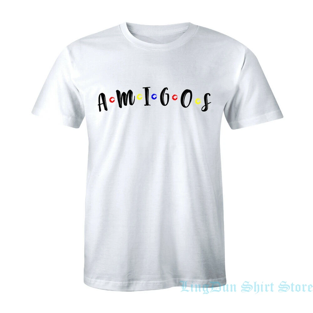 Футболка с надписью друзья забавная Мужская футболка для ТВ шоу вирусной