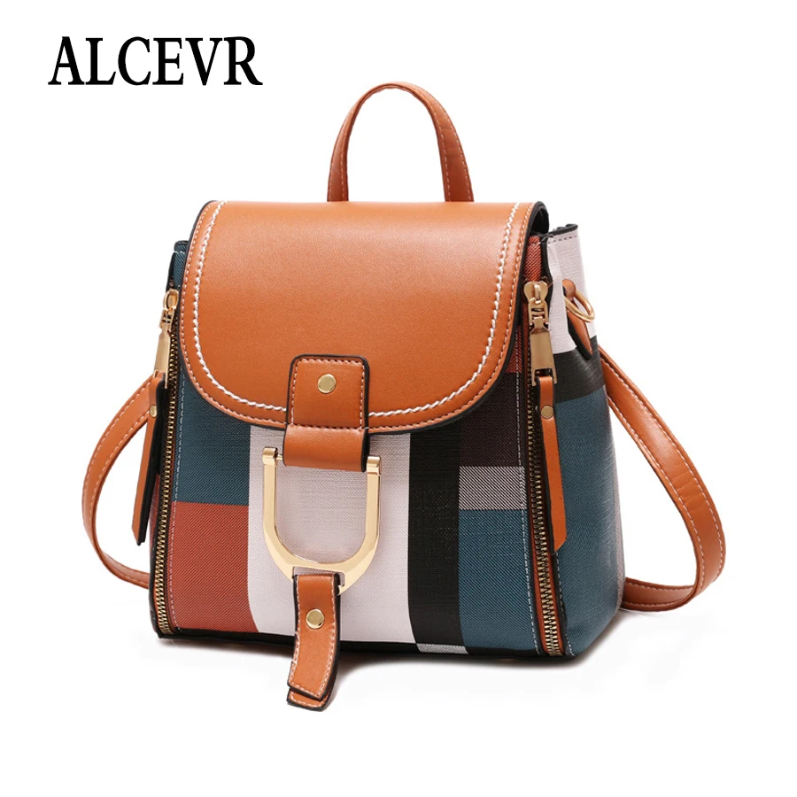 ALCEVR вместительные рюкзаки из искусственной кожи женские дизайнерские высокого