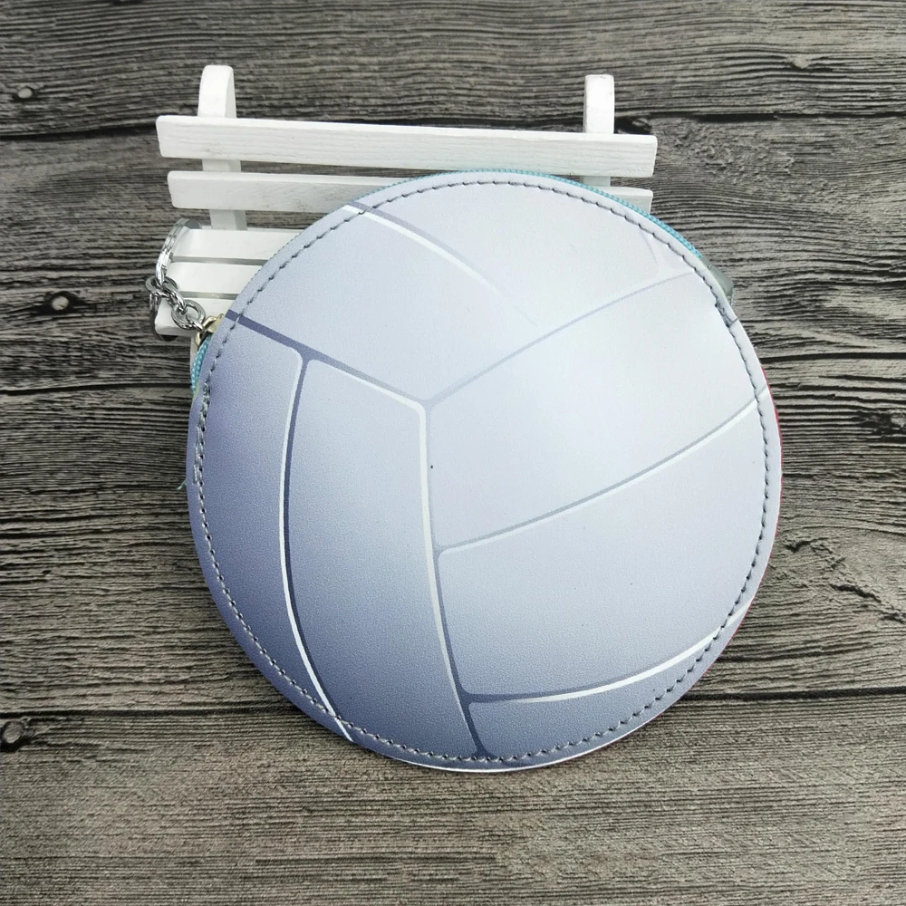 Футбольный дизайнерский Кошелек для монет искусственная кожа форма футбола