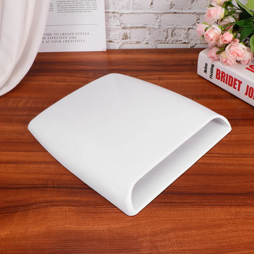 

1pc Fake Car Engine Cover Air Vents Outlet Decorative Sticker Decals Car Stlyling Accessories (Black)