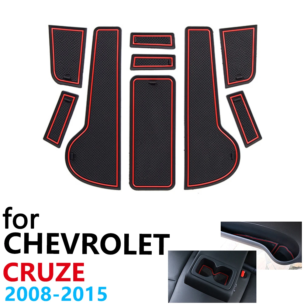 Противоскользящий резиновый коврик для чашки Chevrolet Cruze Holden J300 2008 ~ 2015 2010 2012 2014