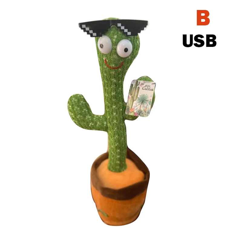 Кактус встряхивающая головка танцующий автомобиль украшение питание от