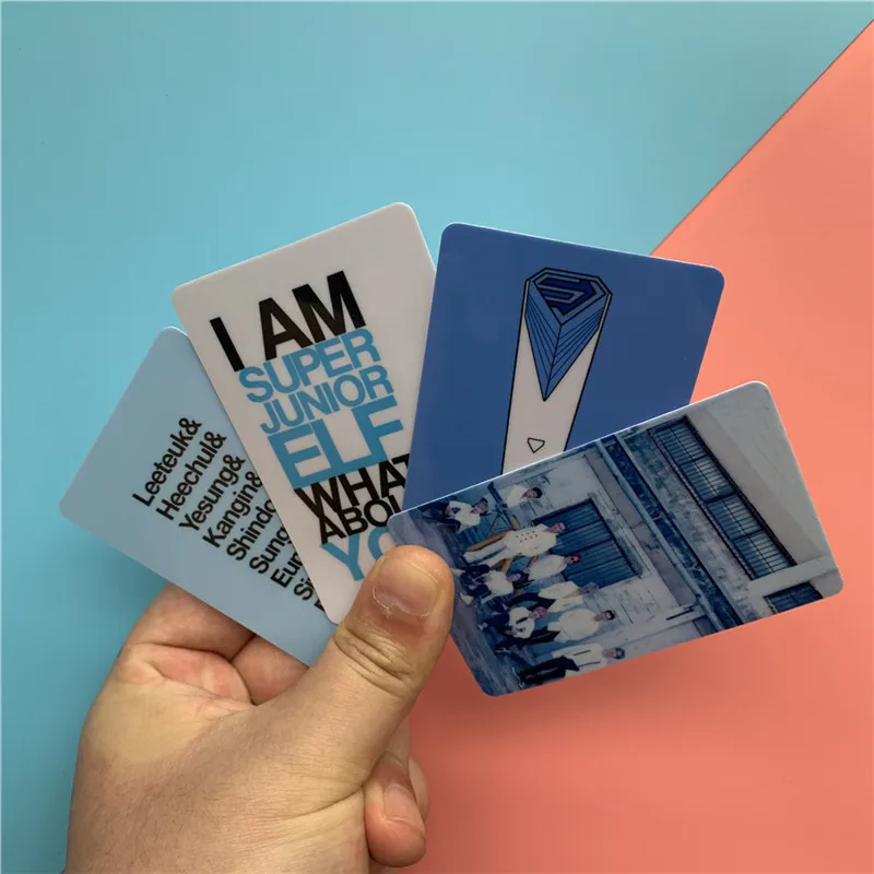 10 шт. Kpop Super Junior New Album Time Slip Timeless Crystal Card наклейка для фото Stikcy Lomo подарки