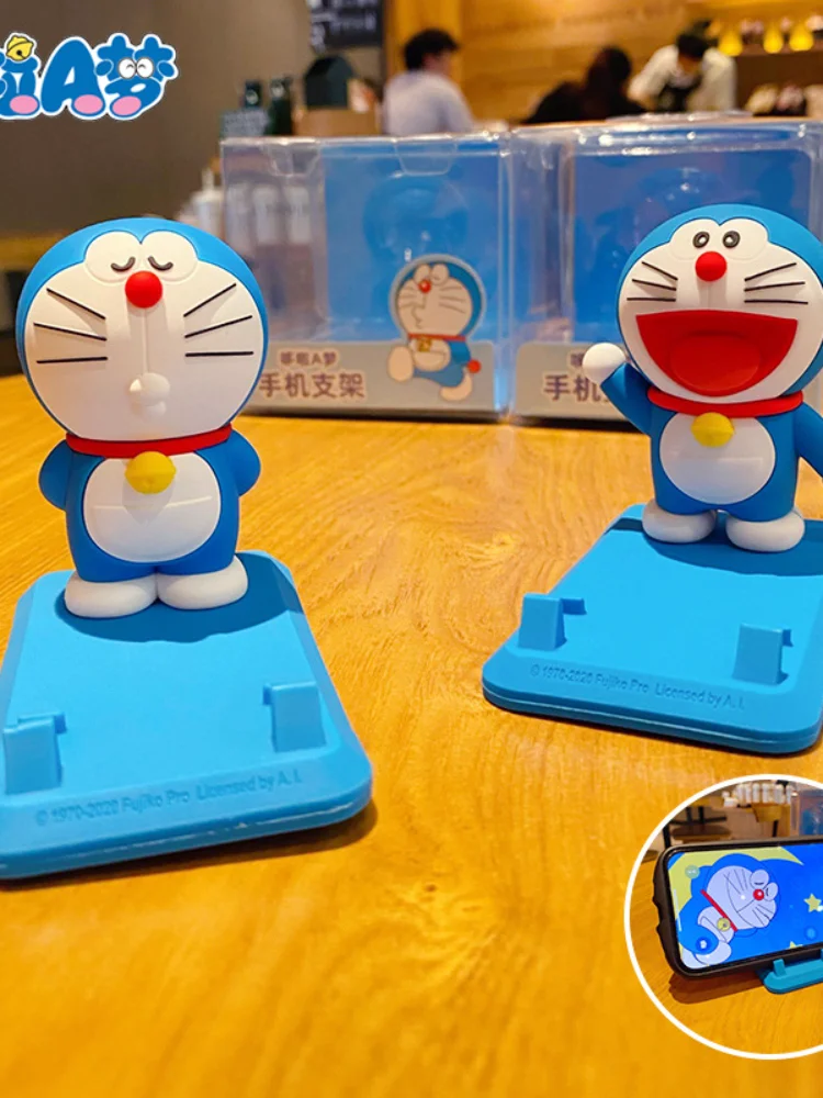 

Оригинальная Подлинная стойка Doraemon для настольных качелей, украшение для автомобиля, оптовая продажа, фигурка, украшение для модели куклы