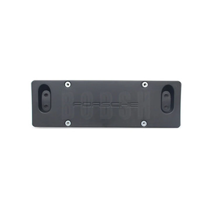 

Car Front license plate holder 2011-Por sch eCa yen ne 3.0T 4.8L 3.6T Front license plate trim License plate base 95870110520