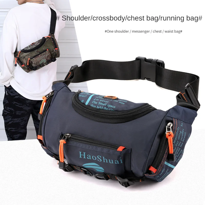 New Multifunctional Outdoor Waist Bag Sports Waterproof Riding Mountaineering Large Capacity Waist Bag