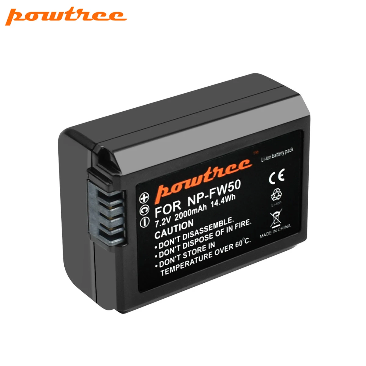 Powtree для Sony 2000 мАч NP FW50 батарея AKKU NEX 7 5N 5R F3 Alpha a5000 a6000 3D a7II|Цифровые аккумуляторы| |