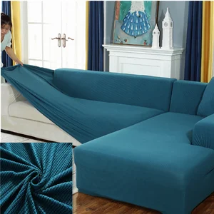 corn kernels universal l shaped sofa cover used for living room furniture elastic cover chaise longue corner sofa cover free global shipping
