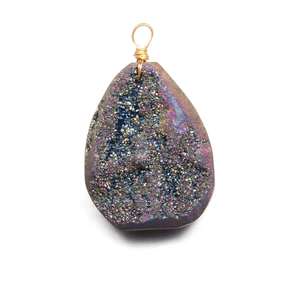 

Natural Agates Spar Pendant Necklace Charms Fashion Pendant For Making Jewelry Necklace Accessories Size 30x50-35x55mm