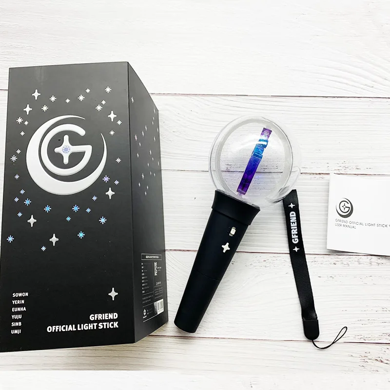 Kpop GFRIEND Lightstick Ver.2 концертная поддержка световая палка Bluetooth подключение Мода GFRIEND стеклянные бусины ночные лампы вентиляторы подарки