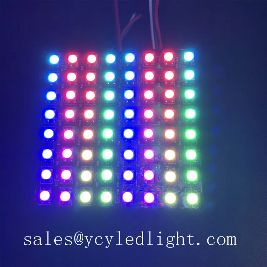 5 в 8x8 16x16 8x32 sk6812 гибкий светодиодный матричный дисплей arduino pixel screen ws2812b neopixel индивидуально адресуемый светильник