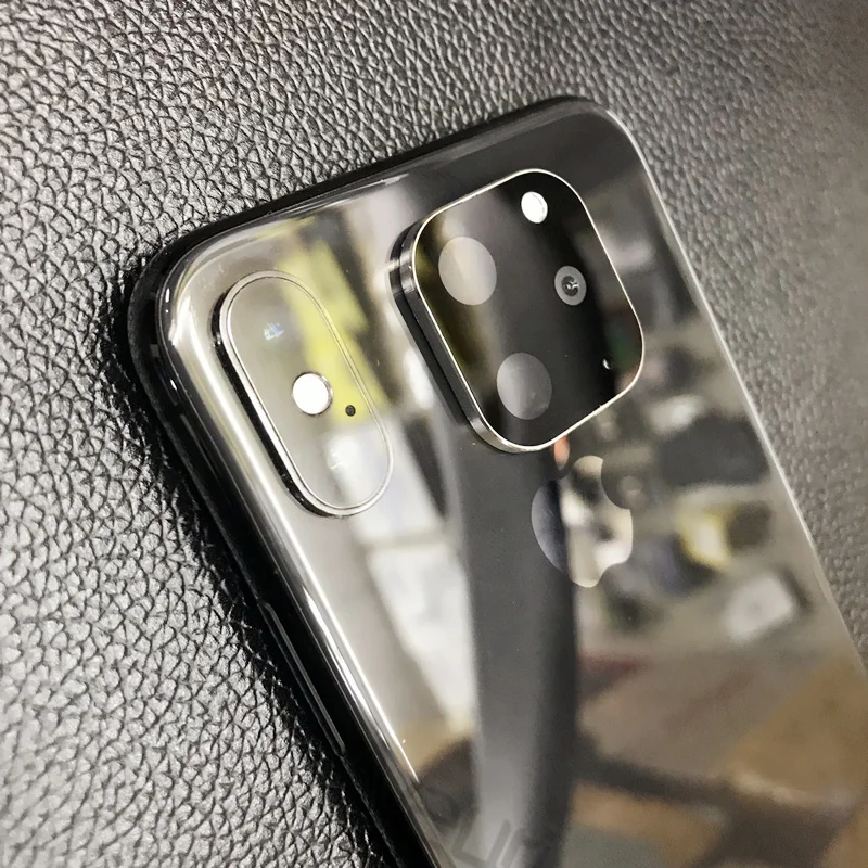 Back Camera Tempered Glass Film For iPhone X XS Max turn to 11 Pro Case Lens Change Fake iPhone11 Cover |