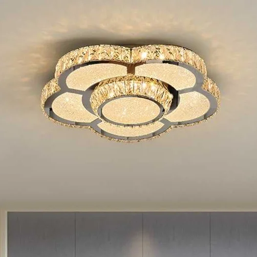 Роскошные светодиодные светильники для рисования с украшением в виде кристаллов