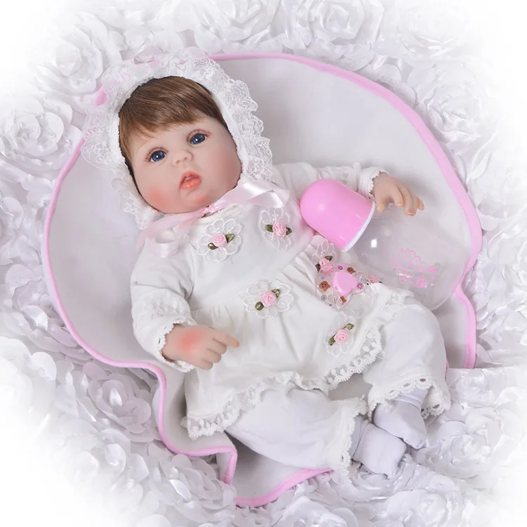 Кукла реборн Мягкая силиконовая 18 дюймов 42 см|doll reborn|reborn baby dollsilicone reborn dolls |