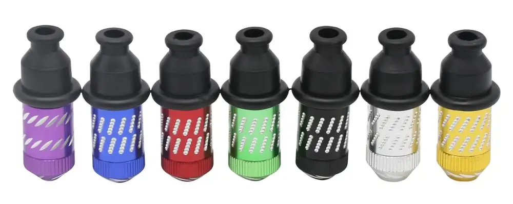 1Pc Rubber Mouth Metal Smoking Pipe Mini Snuff Bottle Tobacco Weeds wholesale Portable Accessories 4 Style | Дом и сад