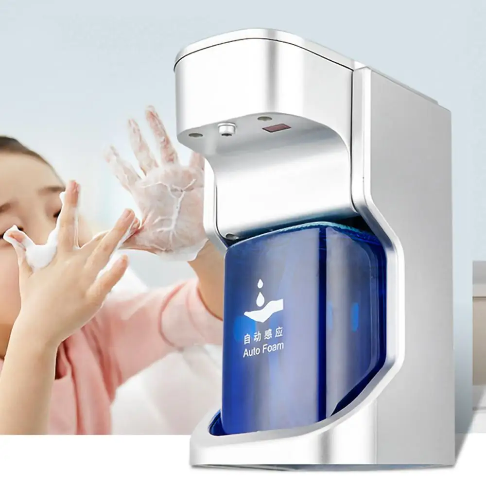 

450ML Automatic Soap Dispenser Touchless Foaming Infrared Motion Sensor Hands-Free Soap Pump Dispenser 35P