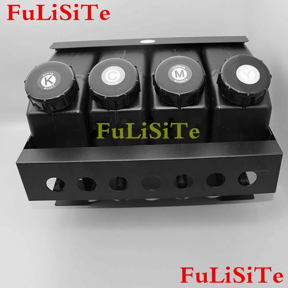 Цифровой УФ принтер 4 цвета 1 5 л 2 sub ink tank UV флакон с чернилами C M Y K станцией