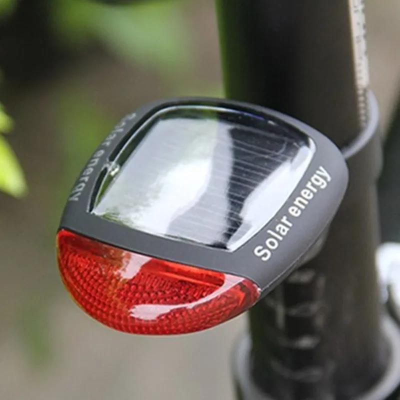 

Bicycle Taillight Solar Charging Bike Lights Led Safety Warning Light Accessories Bike Light Rear