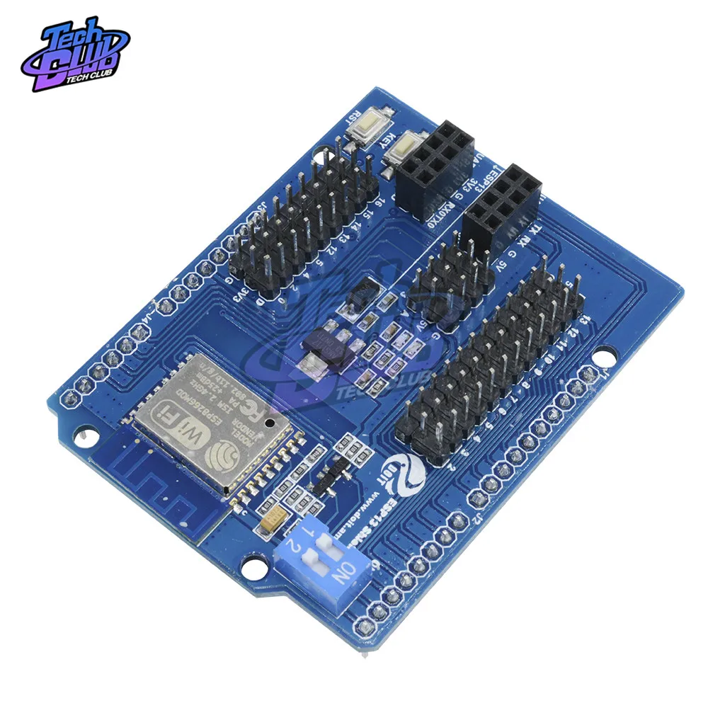 ESP8266 WiFi Щит Плата расширения веб сервер Серийный порт ESP 13 совместим с Arduino UNO MEGA 2560