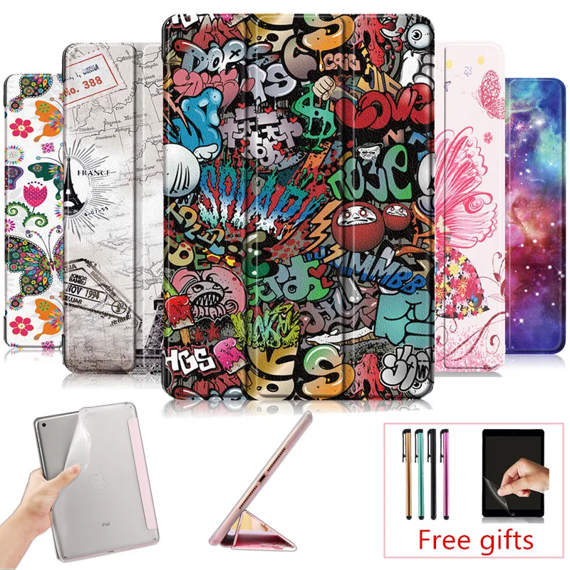 Чехол для планшета Apple iPad 9 7 2017 2018 5 6 th Gen умная прозрачная задняя крышка из