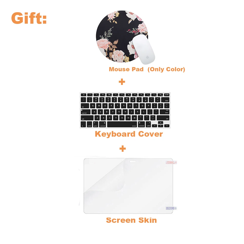 Чехол MOSISO для ноутбука Macbook Air Pro Retina 13 15 16 цветной мраморный Жесткий mac book air дюймов
