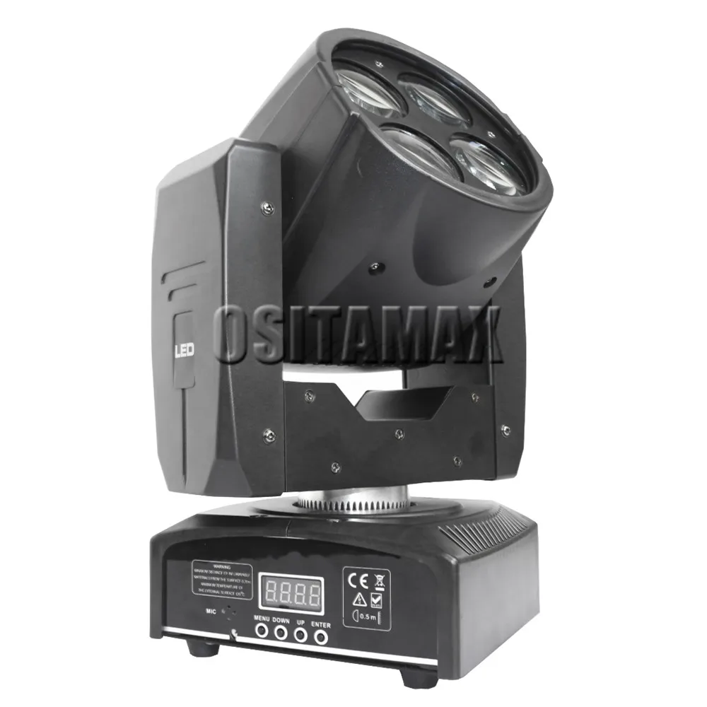 4x10 Вт миниатсветильник светодиодный луч с подвижной головкой светильник для