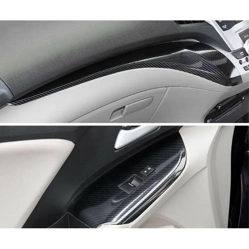 5D углеродного волокна наклейки для автомобиля высокое глянцевое углеродное