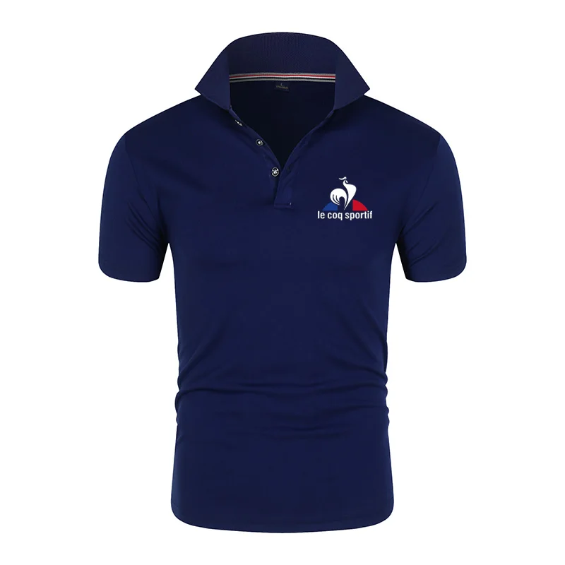 

2021 New Rooster Polo Shirt Men Casual Clothes Tops Summer Short Sleeve Fashion Clothing Cotton Mans Tee Shirt
