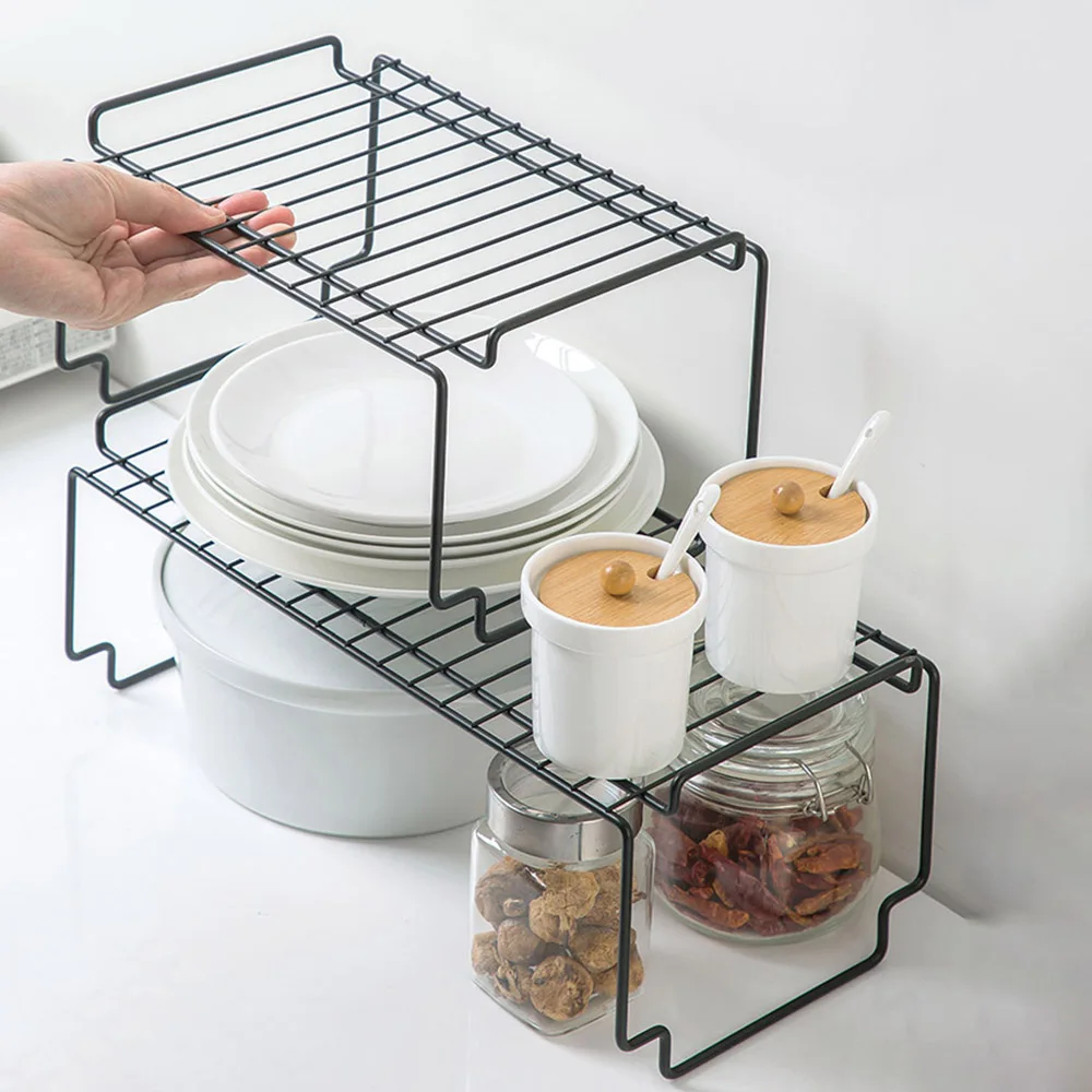 

Bathroom Kitchen Punch Frame Shower Shelf Wrought Iron Shampoo Storage Iron Food Floor Type Storage Holders & Racks