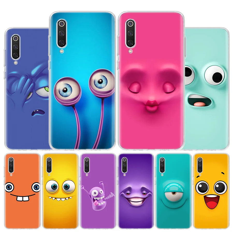 

Funny Face Cartoon Cute Phone Case For Xiaomi Redmi Note 8T 9S 9A 8A 7 7A 6 6A MI 10 9 8 CC9 Pro Lite Luxury Cover Coque Shell C